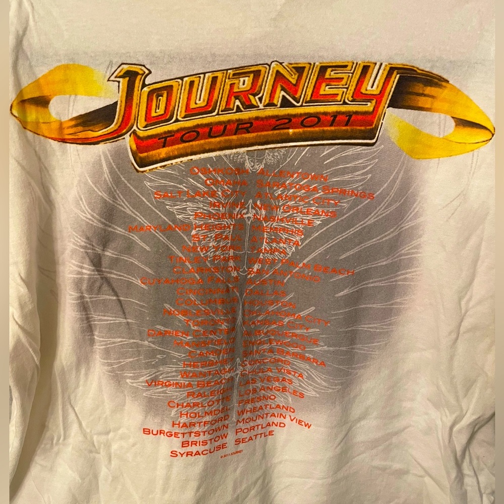 Journey concert T-Shirt 2011 Tour - XL